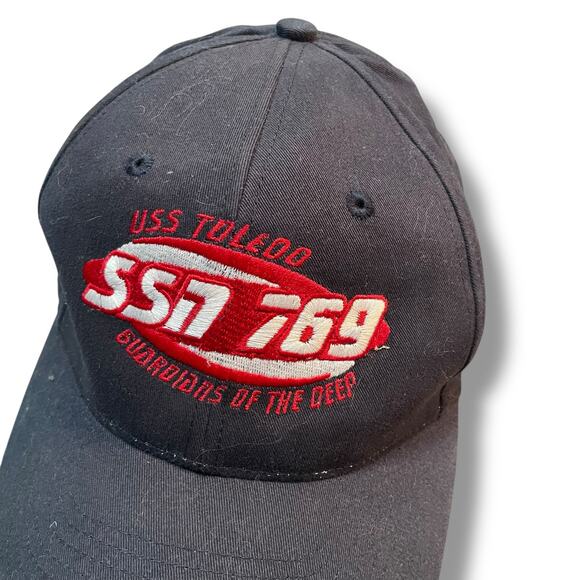 USS Toledo SSN-769 Submarine Cap Hat US Navy Hook & Loop Falcon Headwear Gift - Picture 3 of 13